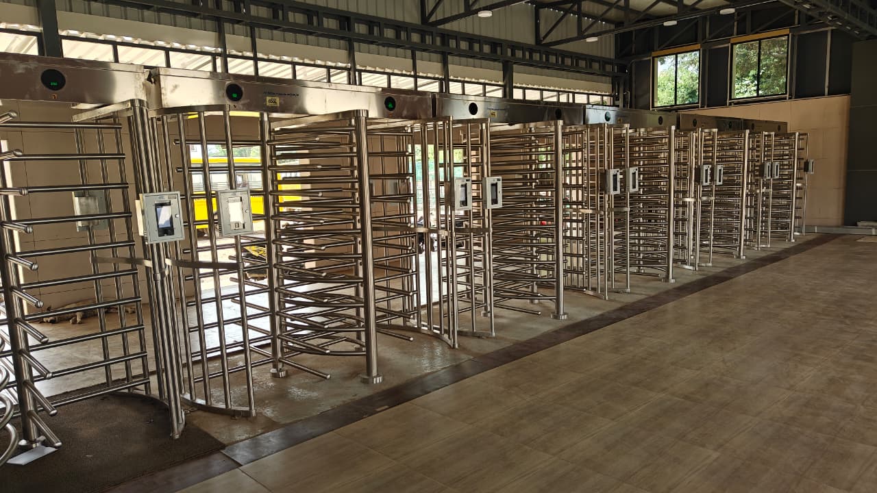 Vel Tech Boys Hostel turnstile installation